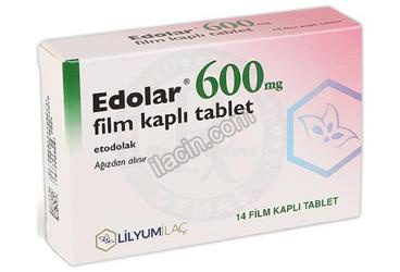 EDOLAR 600 MG 14 FILM TABLET görseli