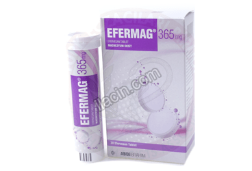 EFERMAG 365 MG 30 EFERVESAN TABLET görseli