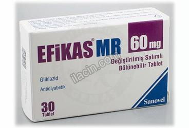 EFIKAS MR 60 MG DEGISTIRILMIS SALIMLI BOLUNEBILIR 30 TABLET görseli