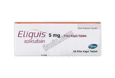 ELIQUIS 5 MG FILM KAPLI TABLET (56 TABLET) görseli
