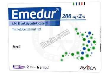 EMEDUR 200 MG / 2 ML IM ENJEKSIYONLUK COZELTI (6 ADET) görseli