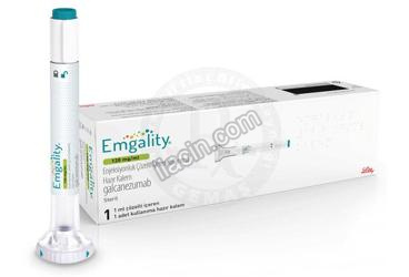 EMGALITY 120 MG/ML ENJEKSIYONLUK COZELTI ICEREN KULLANIMA HAZIR KALEM (1 KALEM) görseli