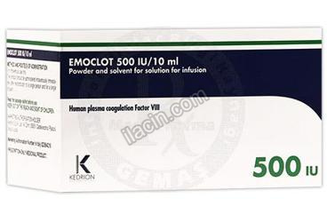 EMOCLOT 500 IU/10 ML IV INFUZYONLUK COZELTI
HAZIRLAMAK ICIN TOZ VE COZUCU görseli