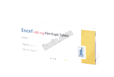 ENCEF 600 MG FILM KAPLI TABLET ( 10 TABLET) görseli