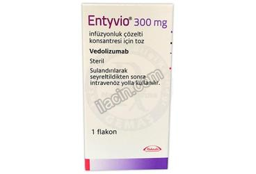 ENTYVIO 300 MG INFUZYONLUK COZELTI KONSANTRESI ICIN TOZ (1 FLAKON) görseli