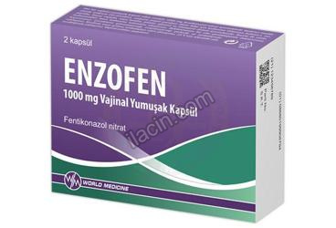 ENZOFEN 1000 MG VAJINAL YUMUSAK KAPSUL (2 KAPSUL) görseli