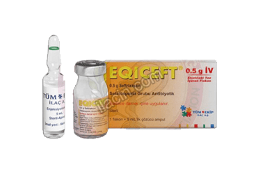 EQICEFT- IV 500 MG 1 FLAKON görseli