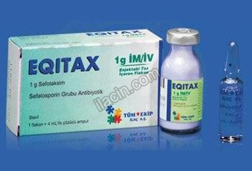 EQITAX 1 GR IM/IV ENJ.TOZ ICEREN 15 ML 1 FLAKON+ 4 ML COZ. AMPUL görseli