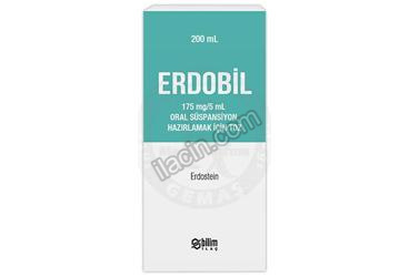 ERDOBIL 175 MG/5 ML ORAL SUSPANSIYON HAZIRLAMAK ICIN TOZ (200 ML) görseli