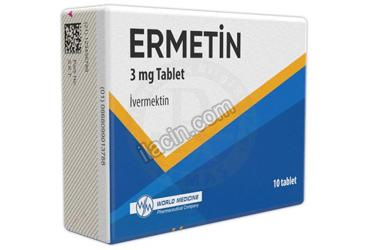 ERMETIN 3 MG TABLET (10 TABLET) görseli