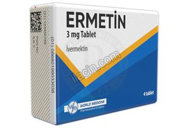 ERMETIN 3 MG TABLET (4 TABLET) görseli