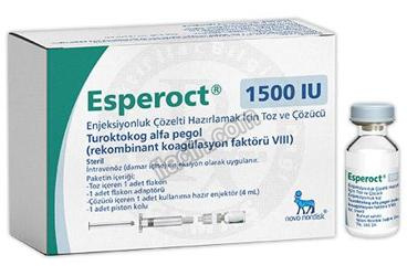 ESPEROCT 1500 IU ENJEKSIYONLUK COZELTI HAZIRLAMAK ICIN TOZ VE COZUCU (1 FLAKON) görseli