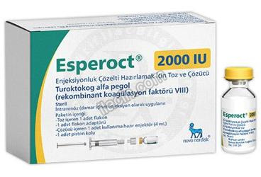 ESPEROCT 2000 IU ENJEKSIYONLUK COZELTI HAZIRLAMAK ICIN TOZ VE COZUCU (1 FLAKON) görseli