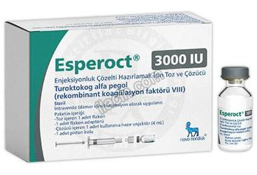 ESPEROCT 3000 IU ENJEKSIYONLUK COZELTI HAZIRLAMAK ICIN TOZ VE COZUCU (1 FLAKON) görseli