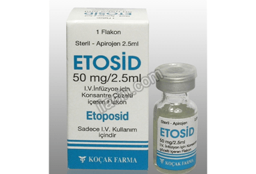 ETOSID 50 MG/2,5 ML IV INF. ICIN KON. SOLUSYON ICEREN 1 FLAKON görseli