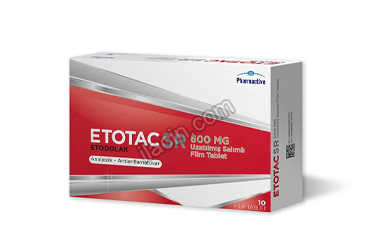 ETOTAC SR 600 MG UZATILMIS SALIMLI FILM KAPLI TABLET (10 UZATILMIS SALIMLI FILM KAPLI TABLET) görseli