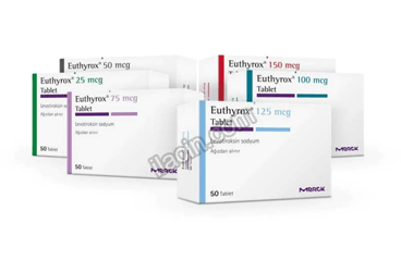 EUTHYROX 25 MCG 50 TABLET görseli