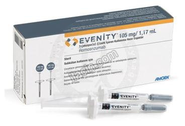 EVENITY 105MG-1,17ML ENJEKSIYONLUK COZELTI ICEREN KULLANIMA HAZIR ENJEKTOR (2 ADET ENJEKTOR) görseli