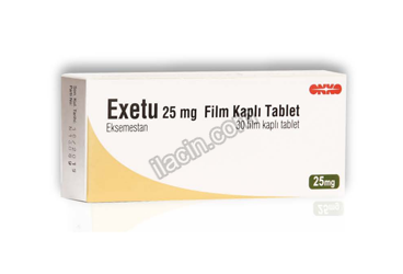 EXETU 25 MG 30 FILM KAPLI TABLET görseli
