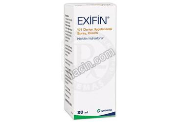 EXIFIN %1 DERIYE UYGULANACAK SPREY, COZELTI (20 ML) görseli