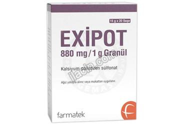 EXIPOT 880 MG/1 G GRANUL (20 SASE) görseli