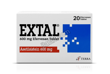 EXTAL 600 MG 20 EFFERVESAN TABLET görseli