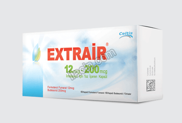 EXTRAIR 12 MCG-200 MCG INHALASYON ICIN TOZ ICEREN 60+60 KAPSUL görseli