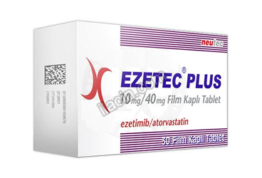 EZETEC PLUS 10 MG/40 MG FILM KAPLI TABLET (30 TABLET) görseli