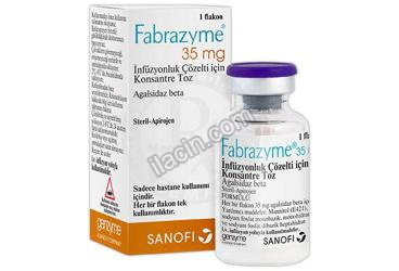 FABRAZYME 35 MG INFUZYONLUK COZELTI HAZIRLAMADA KULLANILACAK 
KONSANTRE ICIN TOZ görseli