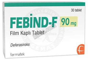 FEBIND-F 90 MG FILM KAPLI TABLET (30 TABLET) görseli