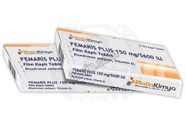 FEMARIS PLUS 150 MG/5600 IU FILM KAPLI TABLET(3 FILM TABLET) görseli