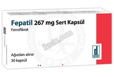 FEPATIL 267 MG SERT KAPSUL (30 KAPSUL) görseli