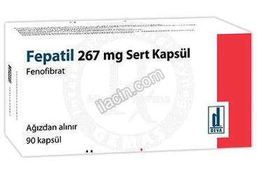 FEPATIL 267 MG SERT KAPSUL (90 KAPSUL) görseli