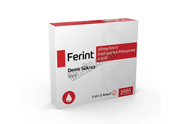 FERINT 100 MG/5 ML İV AMPUL (5 AMPUL) görseli