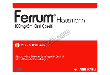 FERRUM HAUSMANN 100 MG/5ML ORAL COZELTI görseli