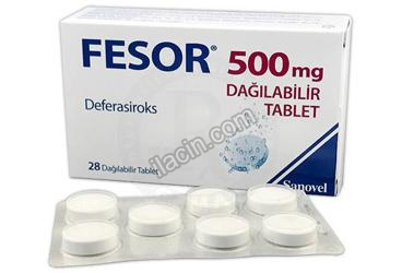 FESOR 500 MG DAGILABILIR TABLET (28 TABLET) görseli