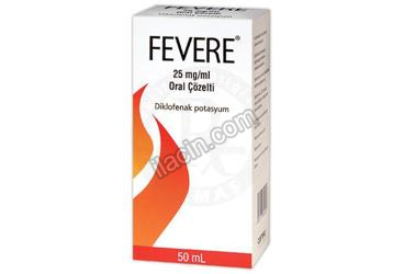 FEVERE 25 MG/ML ORAL COZELTI (50 ML 1 SISE) görseli