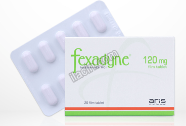 FEXADYNE 120 MG 20 TABLET görseli