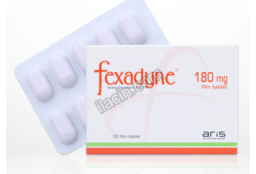 FEXADYNE 180 MG 20 TABLET görseli