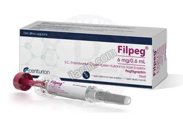 FILPEG 6 MG/0,6 ML S.C. ENJEKSIYONLUK COZELTI ICEREN KULLANIMA HAZIR ENJEKTOR (1 ADET) görseli