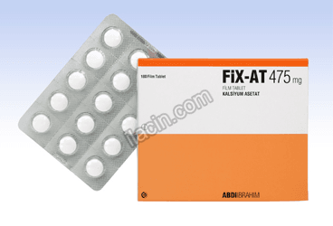 FIX-AT 475 MG 180 FILM TABLET görseli