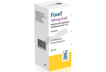 FIXEF 100 MG/5 ML PEDIATRIK ORAL SUSPANSIYON 50 ML görseli