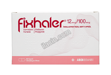 FIXHALER 12 MCG/100 MCG INHALASYON TOZU, SERT KAPSUL (60 KAPSUL) görseli