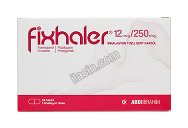 FIXHALER 12 MCG/250 MCG INHALASYON TOZU, SERT KAPSUL (60 KAPSUL) görseli