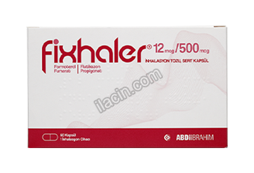 FIXHALER 12 MCG/500 MCG INHALASYON TOZU, SERT KAPSUL (60 KAPSUL) görseli