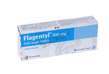 FLAGENTYL 500 MG 4 FILM TABLET görseli