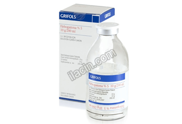 FLEBOGAMMA % 5 DIF 10 G/200 ML INFUZYON ICIN COZELTI ICEREN 1 FLAKON görseli