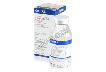 FLEBOGAMMA % 5 DIF 5 G/100 ML INFUZYON ICIN COZELTI ICEREN 1 FLAKON görseli