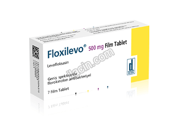 FLOXILEVO 500 MG 7 FILM TABLET görseli