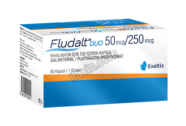 FLUDALT DUO 50 MCG/250 MCG INHALASYON ICIN TOZ ICEREN KAPSUL (60 KAPSUL) görseli